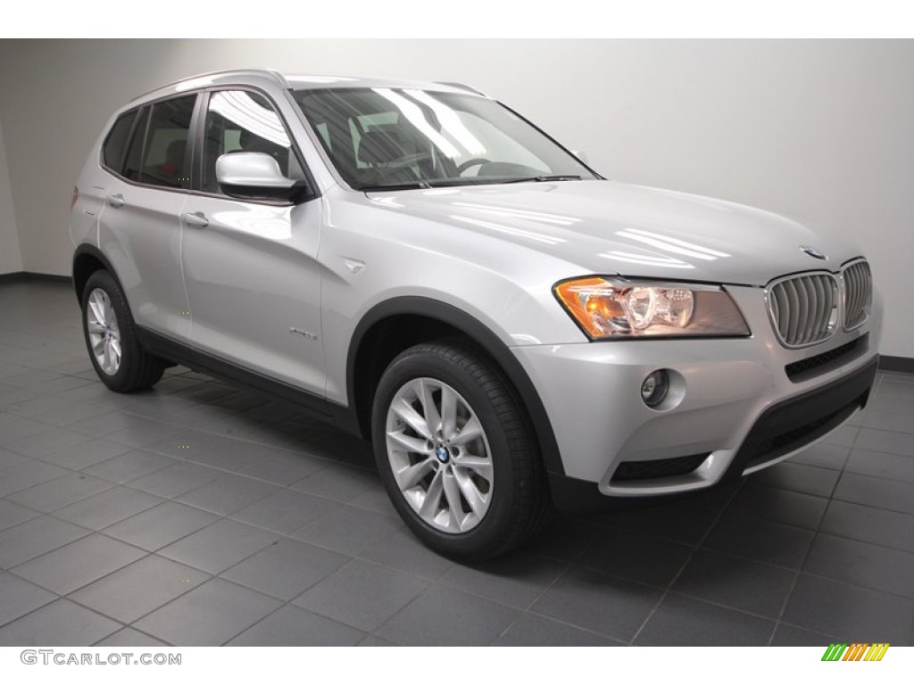 Titanium Silver Metallic 2013 BMW X3 xDrive 28i Exterior Photo #71302182