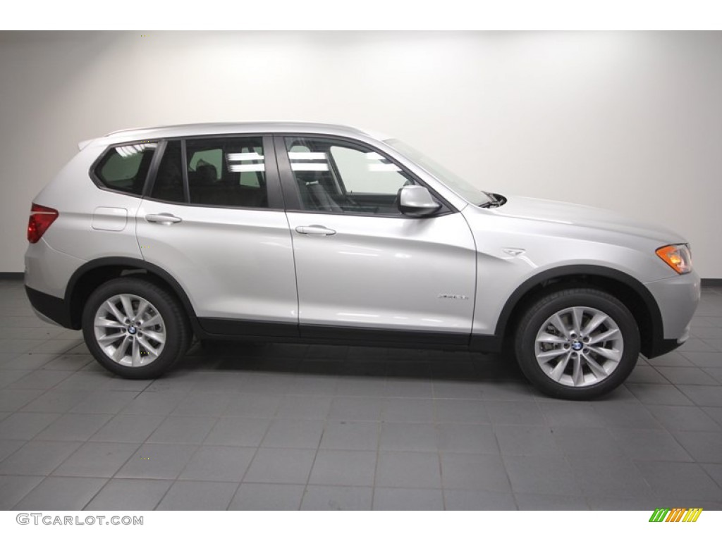 Titanium Silver Metallic 2013 BMW X3 xDrive 28i Exterior Photo #71302192