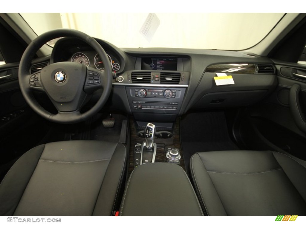 2013 BMW X3 xDrive 28i Black Dashboard Photo #71302210