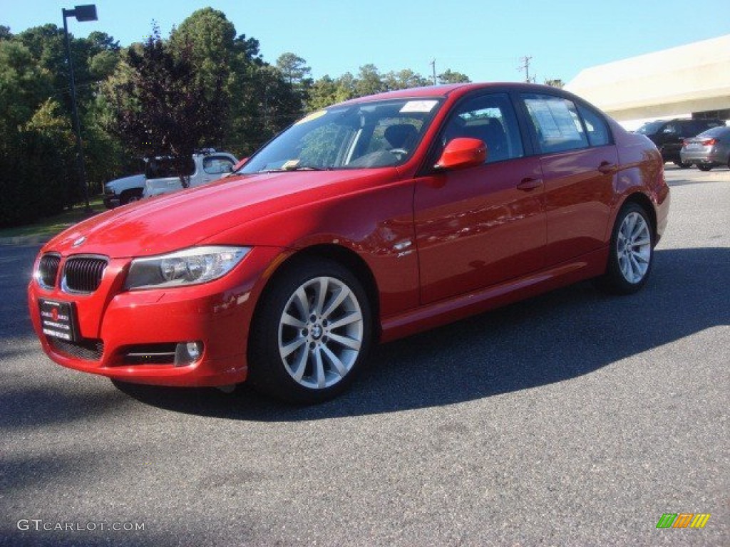 2011 3 Series 328i xDrive Sedan - Crimson Red / Black photo #6