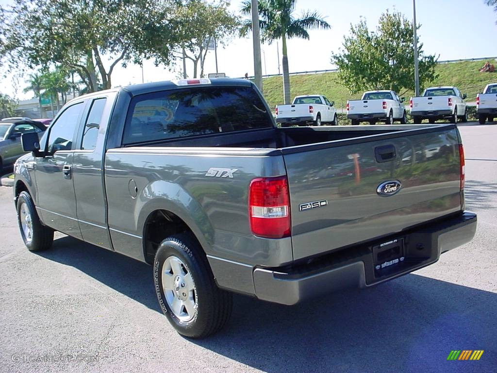 2006 F150 STX SuperCab - Dark Shadow Grey Metallic / Flint photo #6