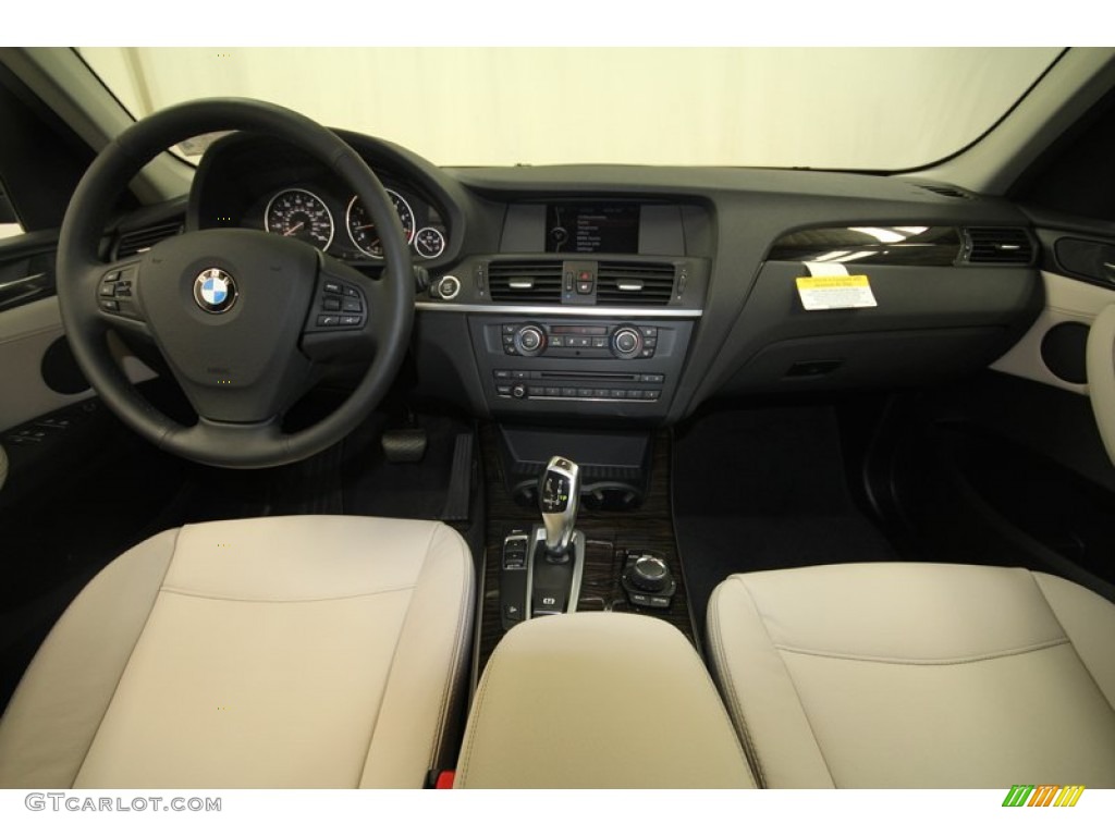 2013 BMW X3 xDrive 28i Oyster Dashboard Photo #71302963