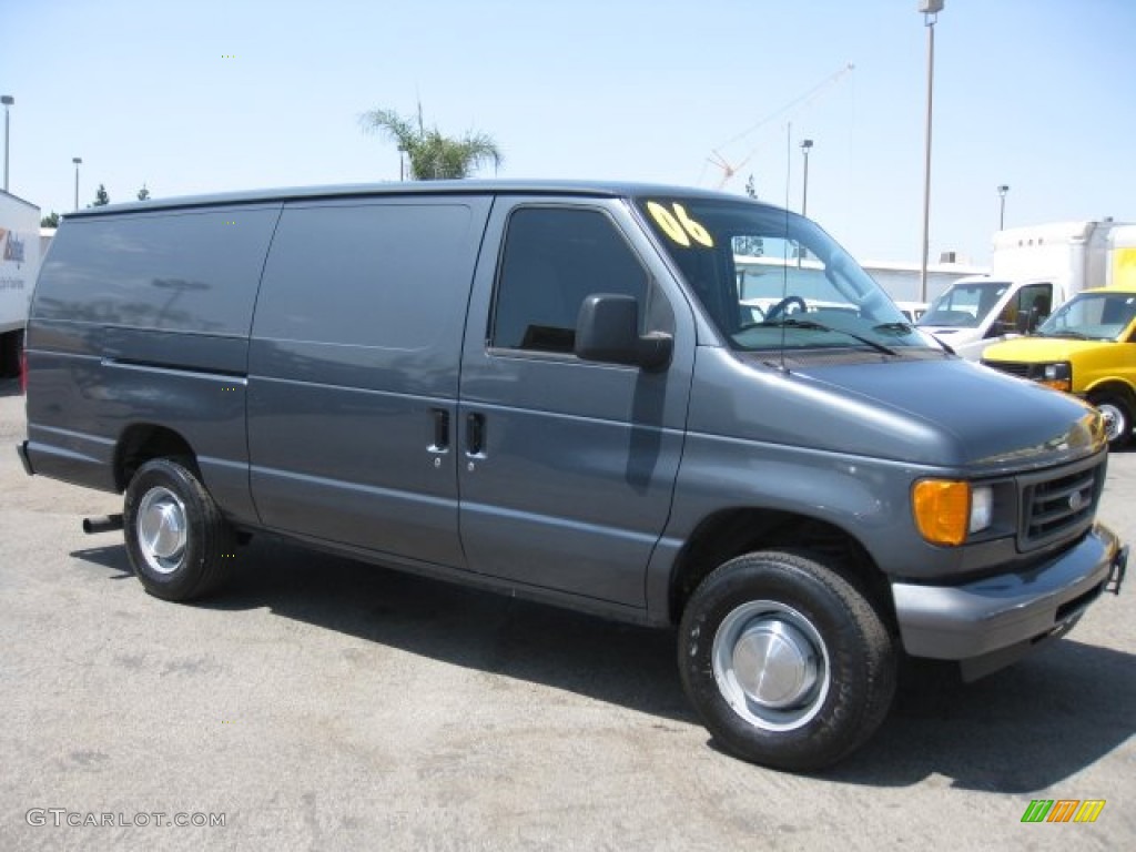 2006 E Series Van E350 Commercial - Dark Shadow Grey Metallic / Medium Flint Grey photo #1