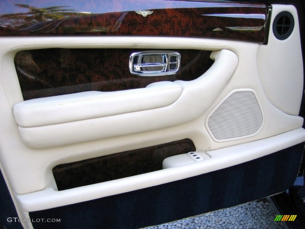 2001 Bentley Arnage Red Label Cotswold/French Navy Door Panel Photo #71303569