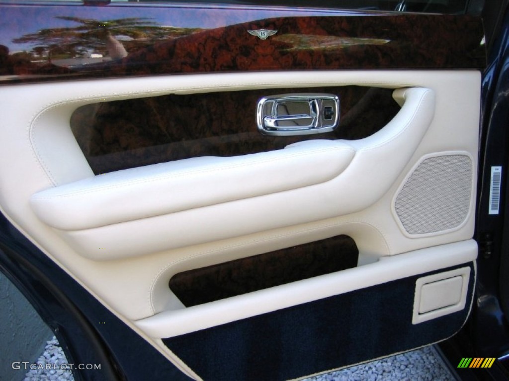 2001 Bentley Arnage Red Label Cotswold/French Navy Door Panel Photo #71303590