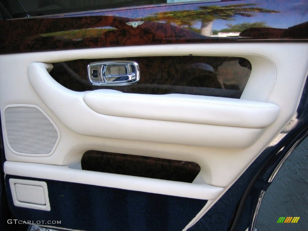 2001 Bentley Arnage Red Label Cotswold/French Navy Door Panel Photo #71303602