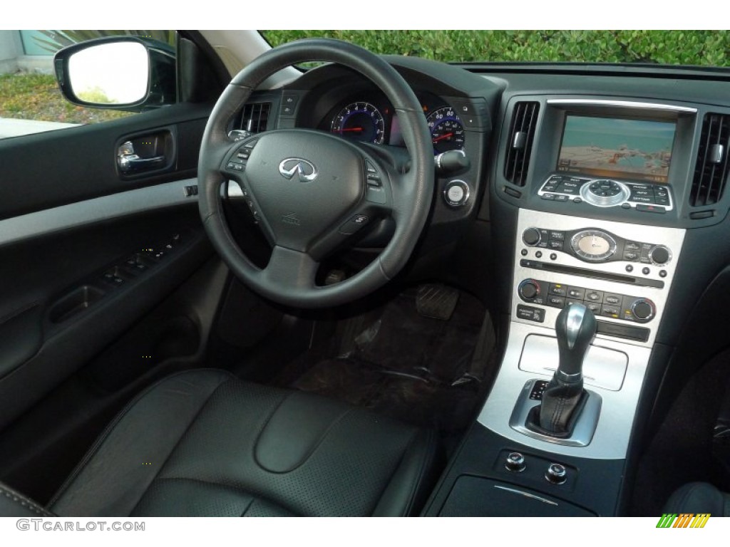 2009 Infiniti G 37 Journey Sedan Graphite Dashboard Photo #71304316