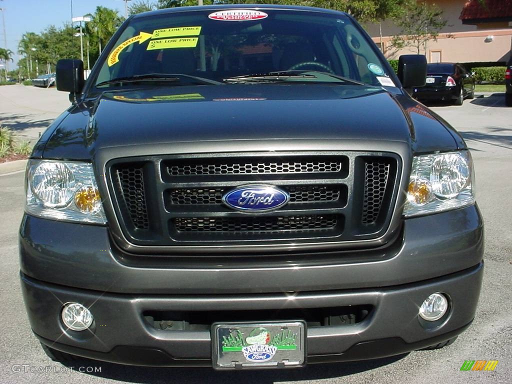 2006 F150 STX SuperCab - Dark Shadow Grey Metallic / Flint photo #9