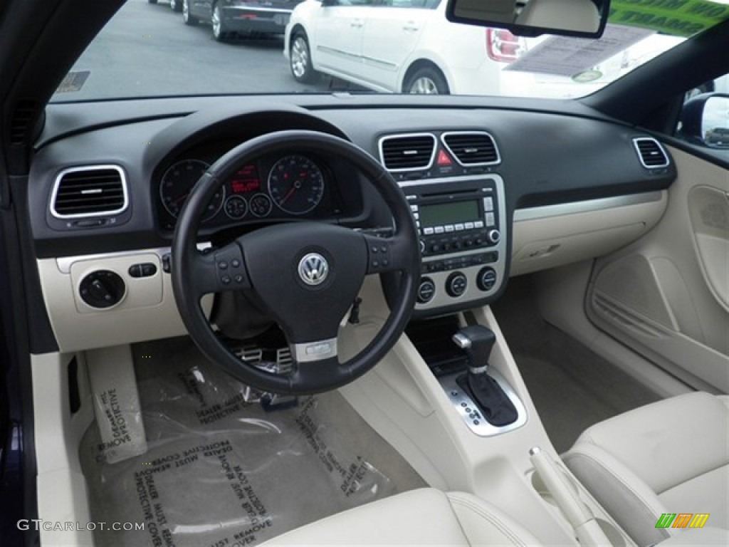 2008 Volkswagen Eos VR6 Cornsilk Beige Dashboard Photo #71305348
