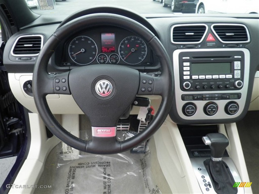 2008 Volkswagen Eos VR6 Cornsilk Beige Dashboard Photo #71305357