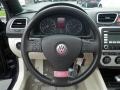 Cornsilk Beige 2008 Volkswagen Eos VR6 Steering Wheel