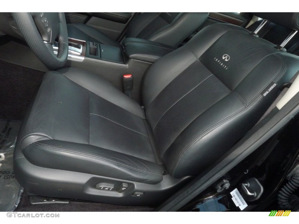 Graphite Black Interior 2009 Infiniti M 35 Sedan Photo #71305565