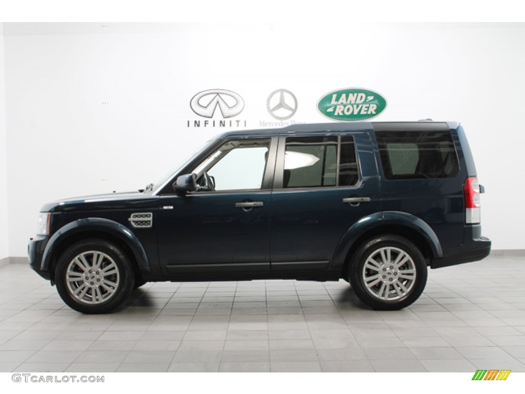 2012 LR4 HSE - Buckingham Blue Metallic / Almond/Arabica photo #2