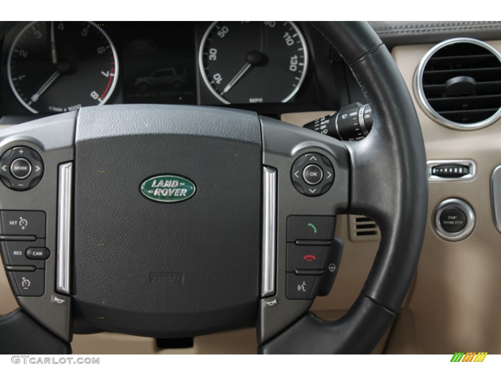 2012 LR4 HSE - Buckingham Blue Metallic / Almond/Arabica photo #8