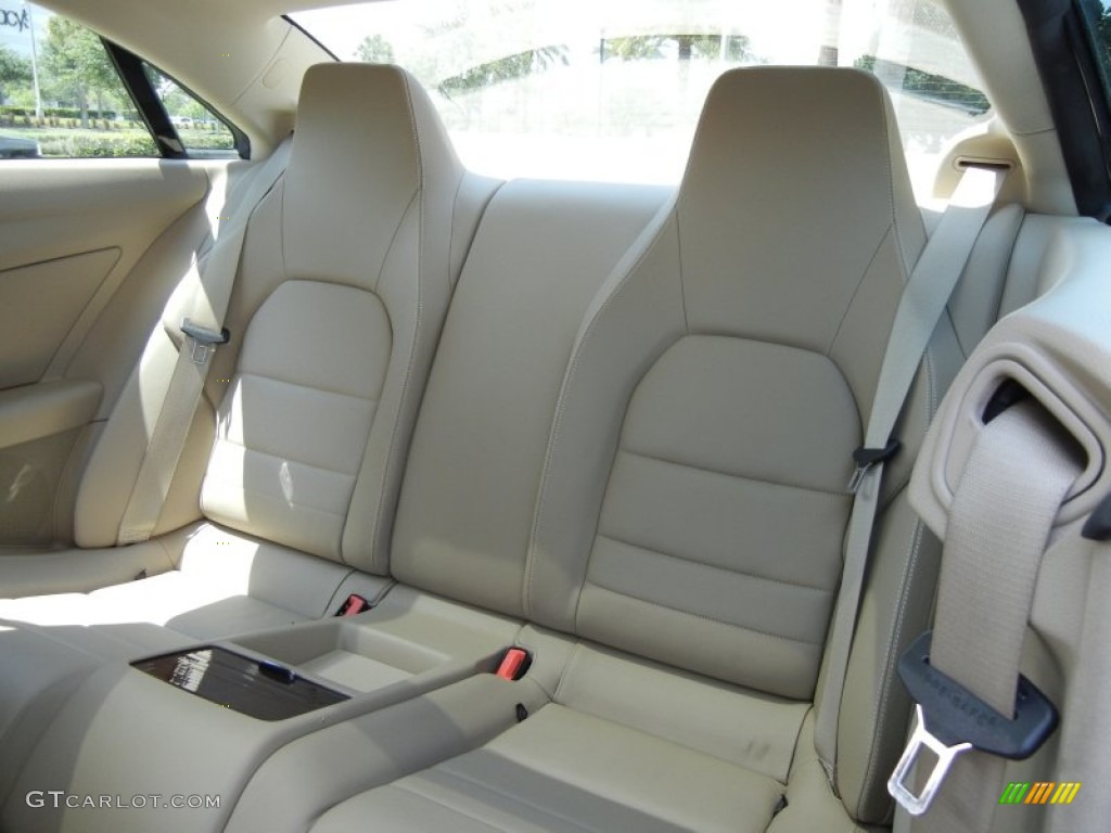 Almond Beige Interior 2010 Mercedes-Benz E 350 Coupe Photo #71305825