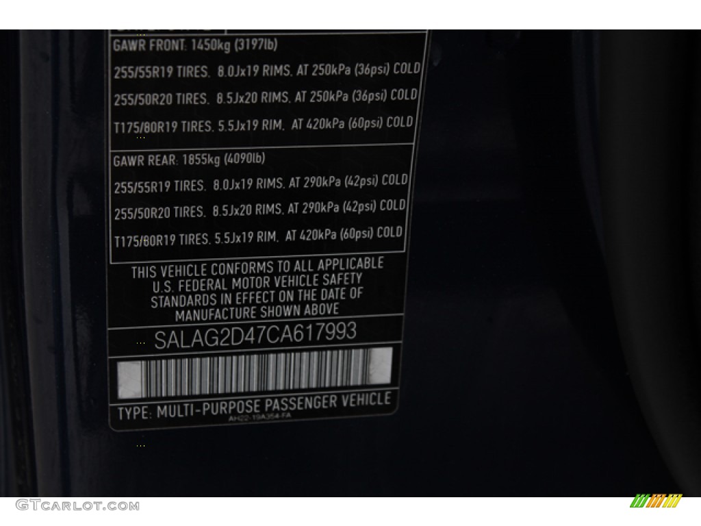 2012 LR4 HSE - Buckingham Blue Metallic / Almond/Arabica photo #32