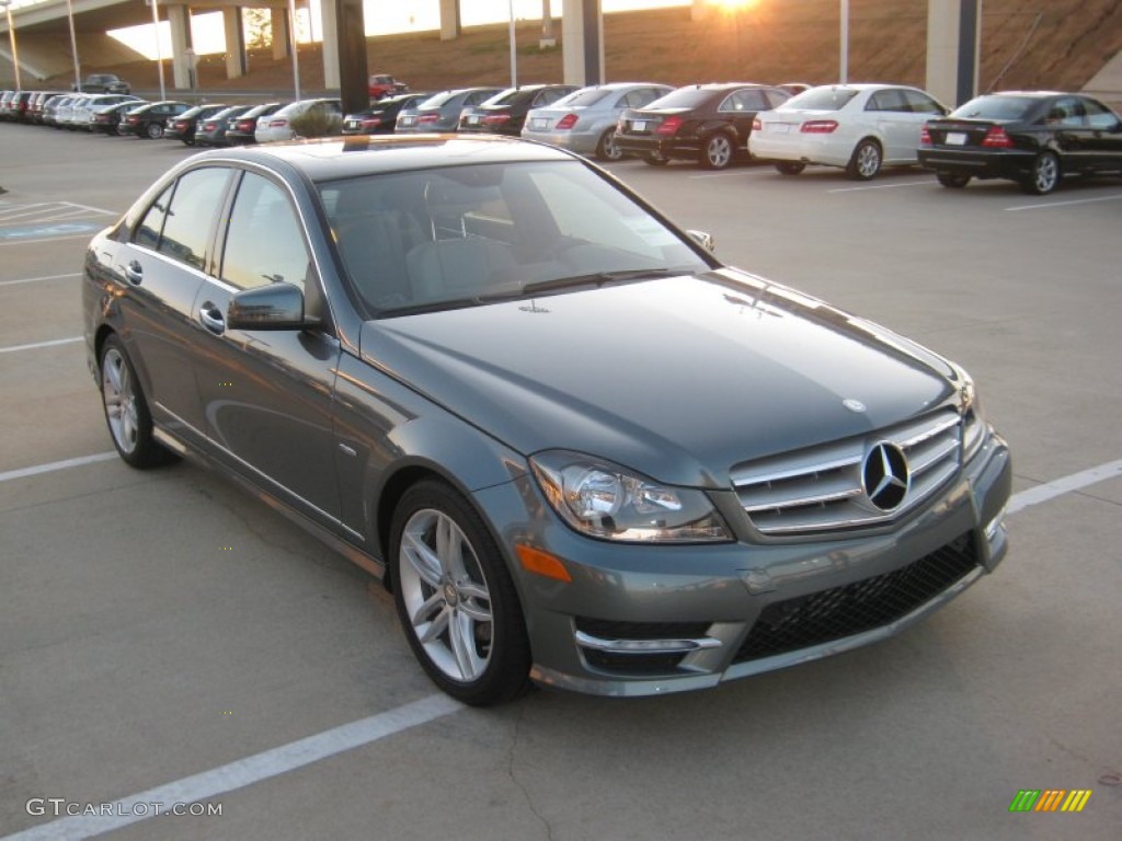 Sapphire Grey Metallic 2012 Mercedes-Benz C 250 Sport Exterior Photo #71305903