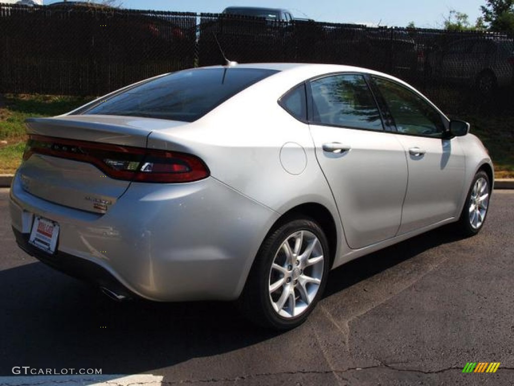 2013 Dart Rallye - Bright Silver Metallic / Black/Light Diesel Gray photo #3