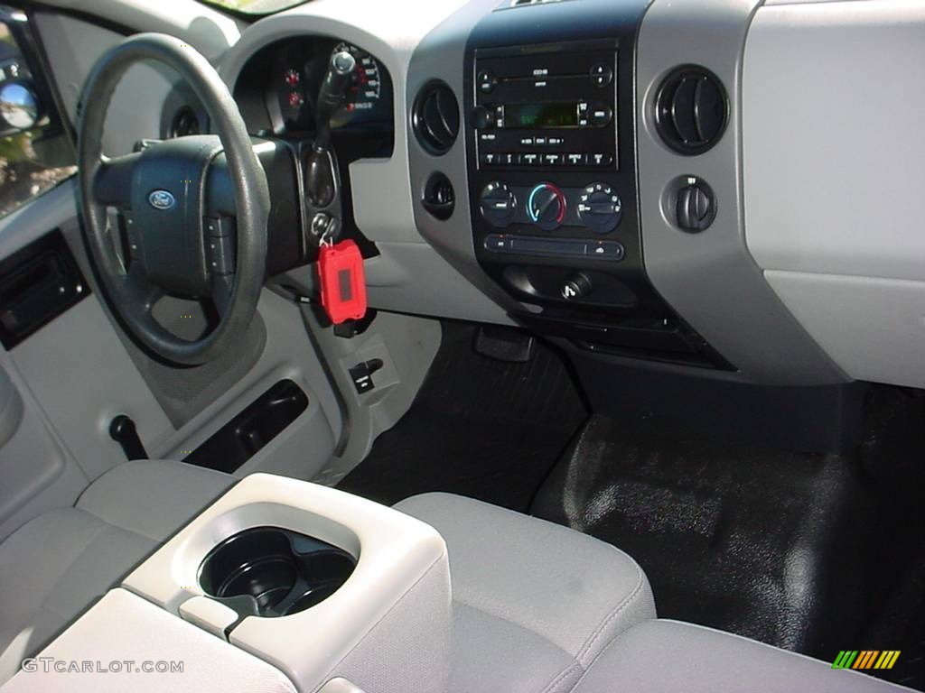 2006 F150 STX SuperCab - Dark Shadow Grey Metallic / Flint photo #15