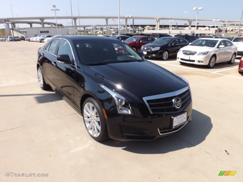 Black Raven 2013 Cadillac ATS 2.5L Luxury Exterior Photo #71307696