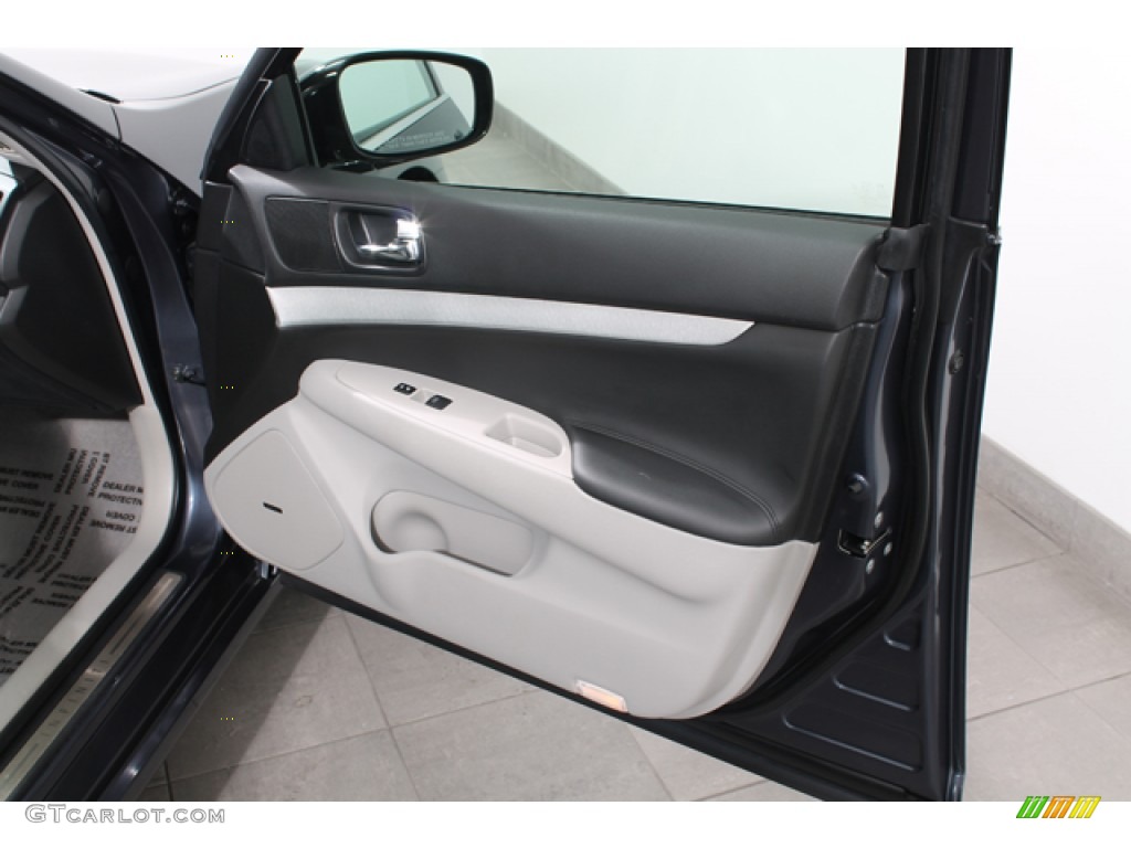 2009 Infiniti G 37 x Sedan Stone Door Panel Photo #71309014