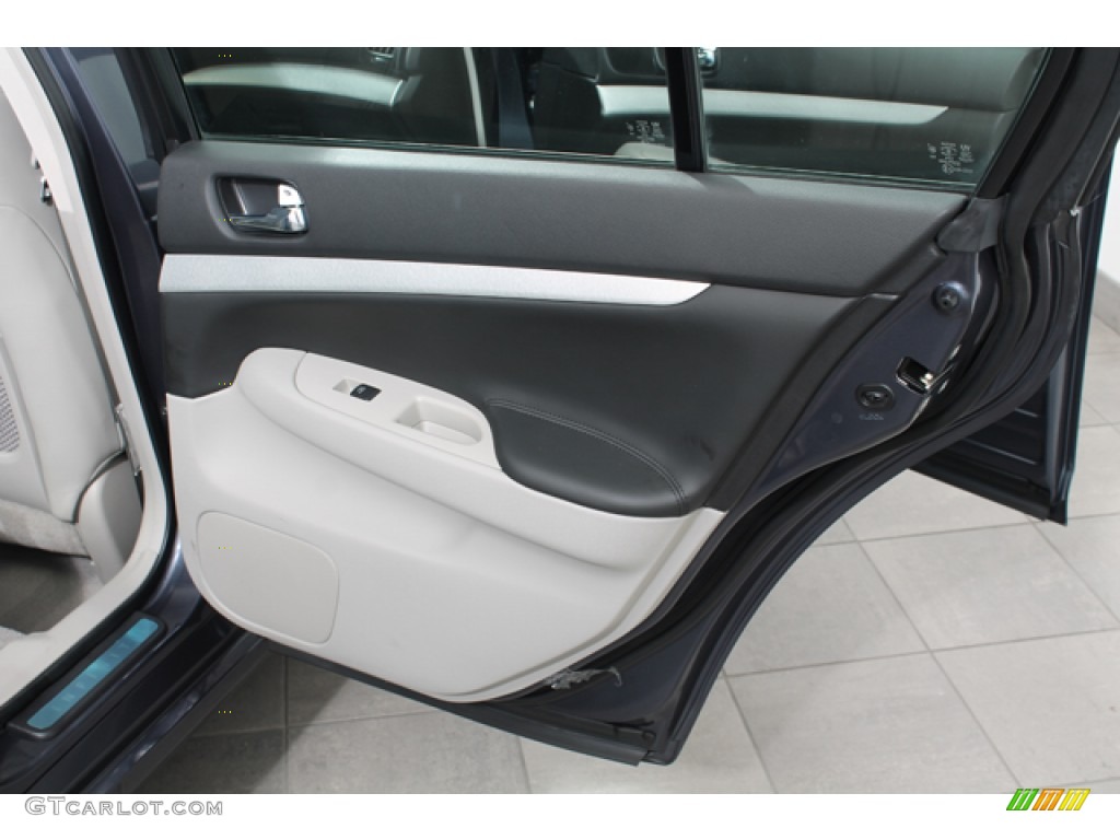 2009 Infiniti G 37 x Sedan Stone Door Panel Photo #71309029