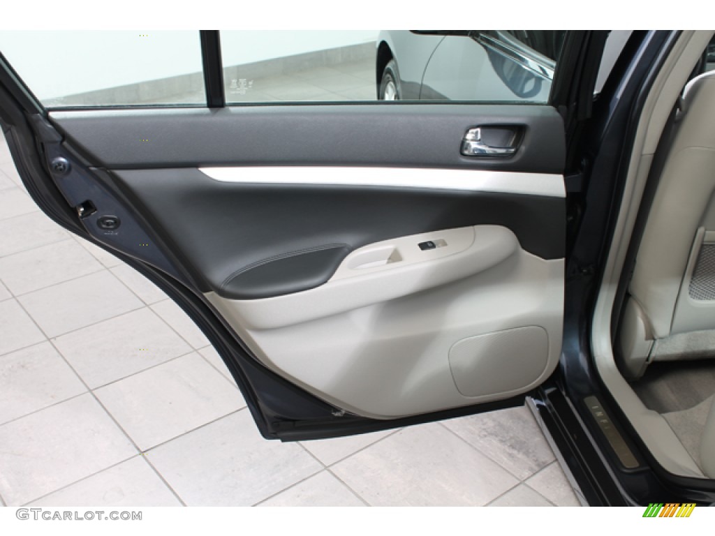 2009 Infiniti G 37 x Sedan Stone Door Panel Photo #71309038