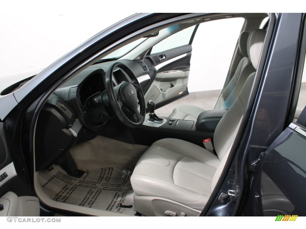 Stone Interior 2009 Infiniti G 37 x Sedan Photo #71309065
