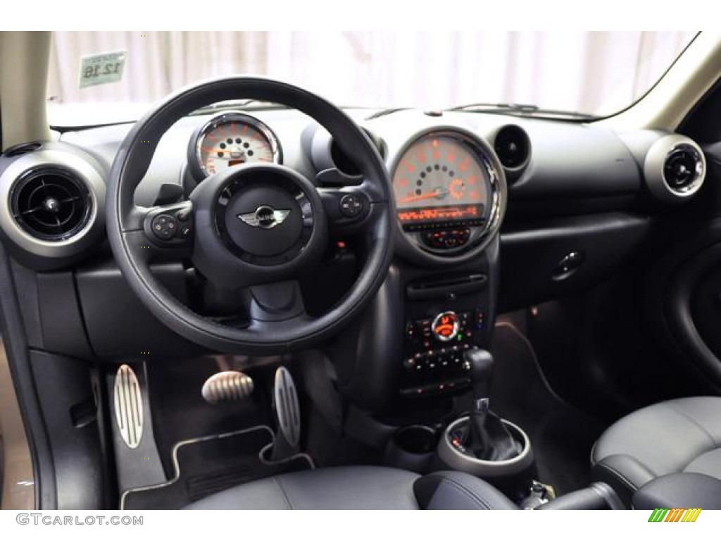 2012 Mini Cooper S Countryman All4 AWD Carbon Black Dashboard Photo #71309071