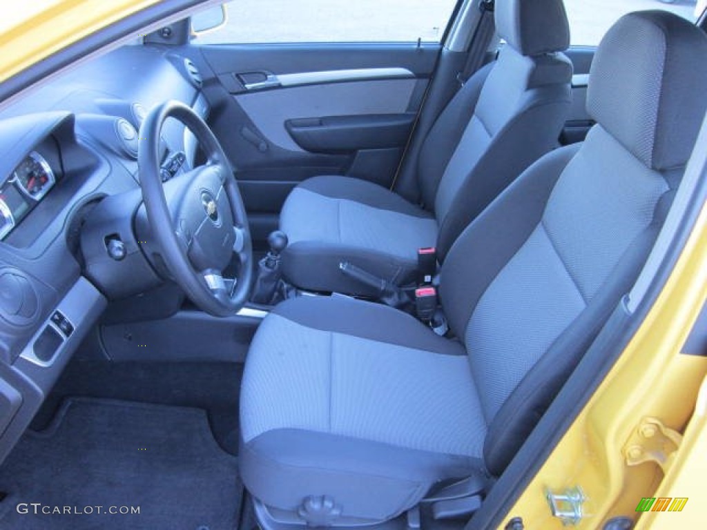 2010 Aveo Aveo5 LS - Summer Yellow / Charcoal photo #16