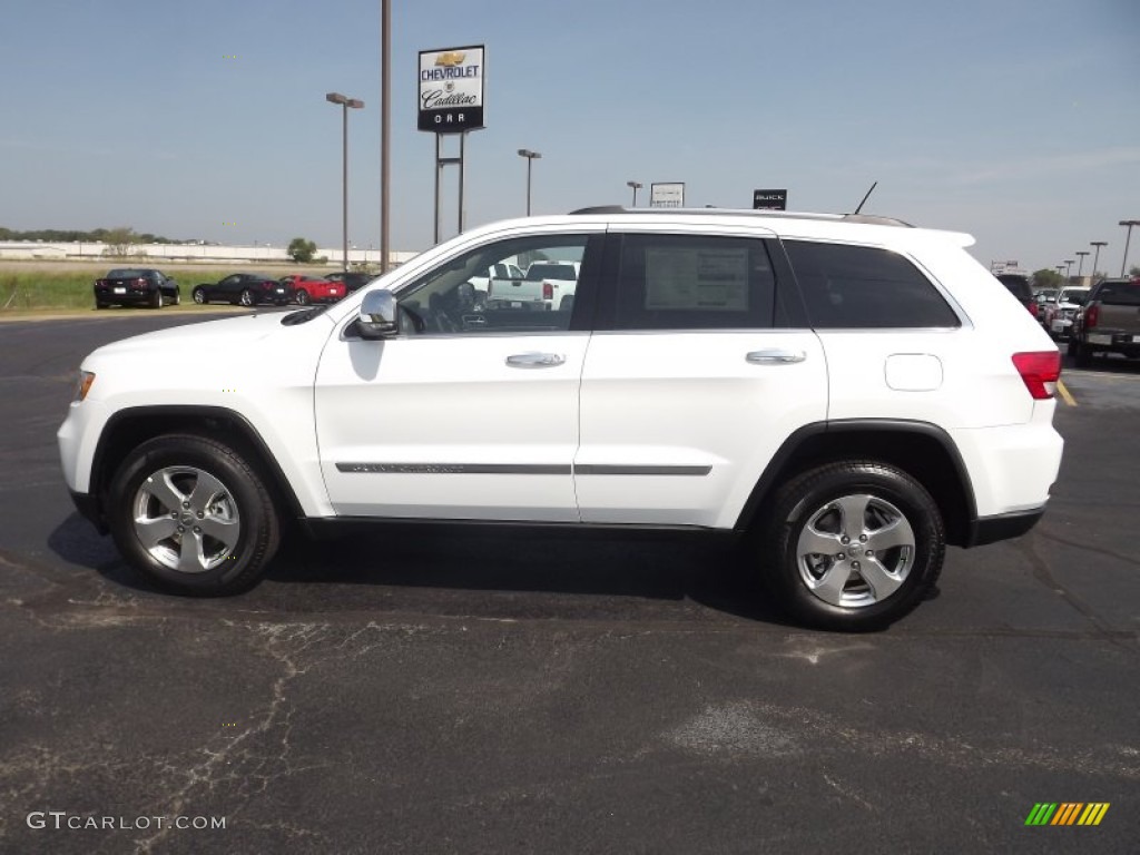 2013 Grand Cherokee Limited - Bright White / Dark Graystone/Medium Graystone photo #6