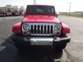2012 Flame Red Jeep Wrangler Unlimited Sahara 4x4  photo #2