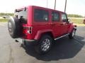 2012 Flame Red Jeep Wrangler Unlimited Sahara 4x4  photo #5