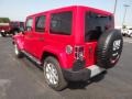 2012 Flame Red Jeep Wrangler Unlimited Sahara 4x4  photo #7