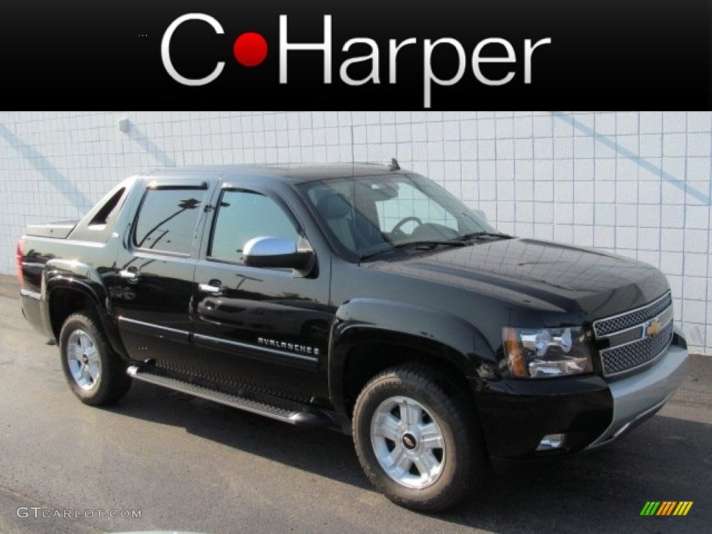 Black Chevrolet Avalanche