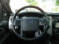 Charcoal Black/Caramel 2008 Ford Expedition Limited 4x4 Steering Wheel