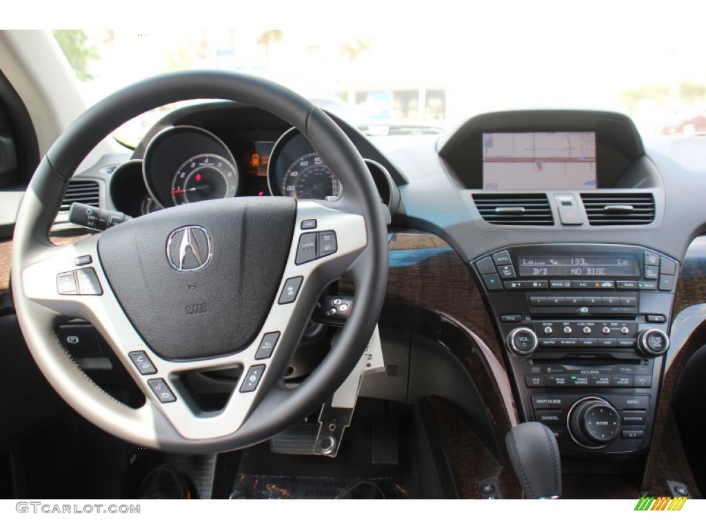 2013 Acura MDX SH-AWD Advance Ebony Dashboard Photo #71312149