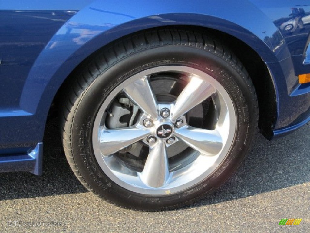 2006 Mustang GT Premium Convertible - Vista Blue Metallic / Dark Charcoal photo #5