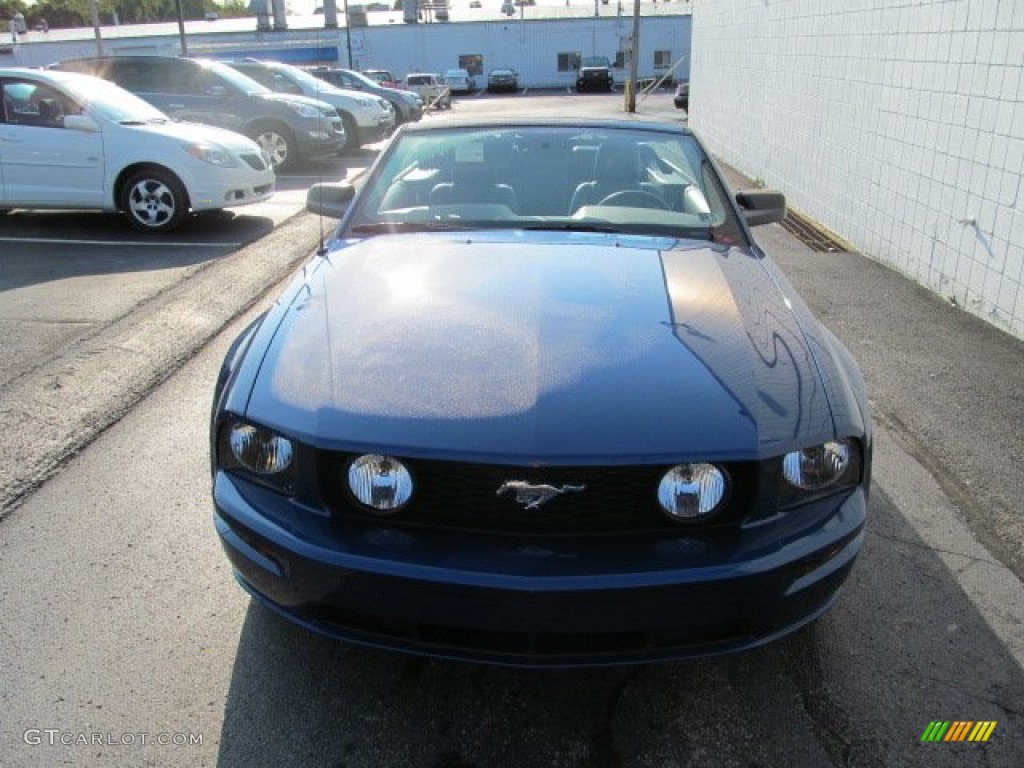 2006 Mustang GT Premium Convertible - Vista Blue Metallic / Dark Charcoal photo #6