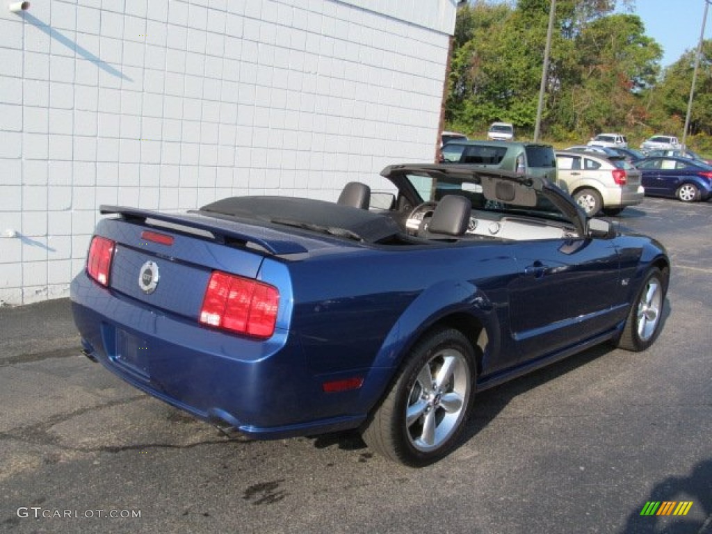 2006 Mustang GT Premium Convertible - Vista Blue Metallic / Dark Charcoal photo #10