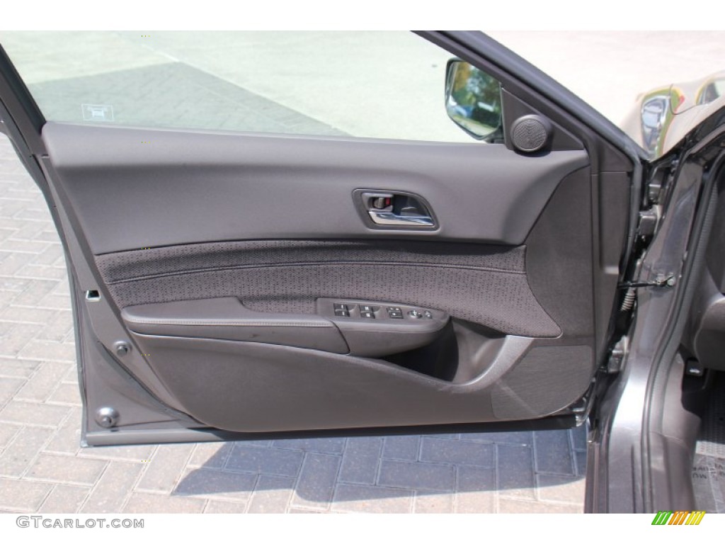2013 Acura ILX 2.0L Ebony Door Panel Photo #71312650