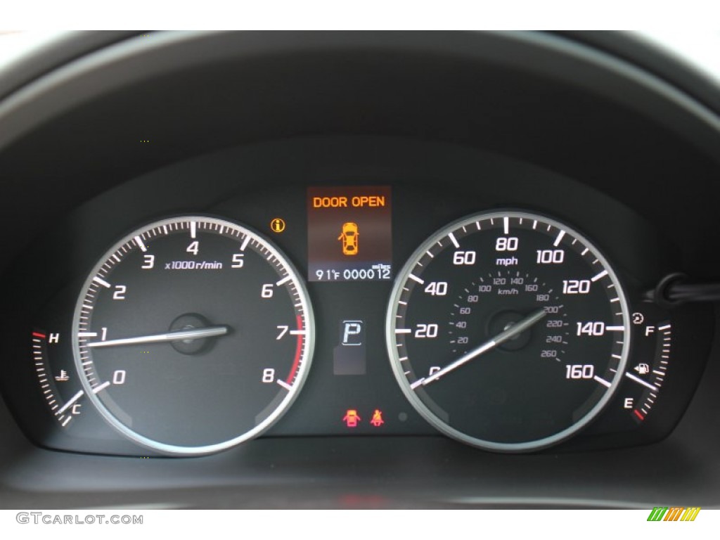 2013 Acura ILX 2.0L Gauges Photo #71312794