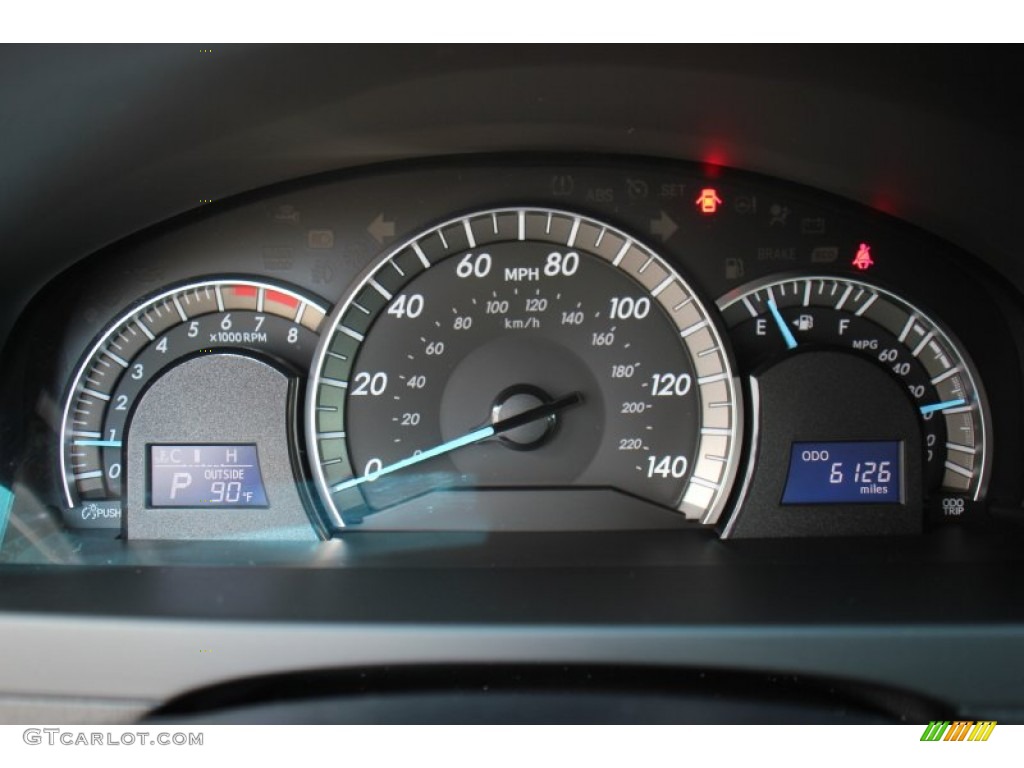 2012 Toyota Camry SE Gauges Photo #71313044