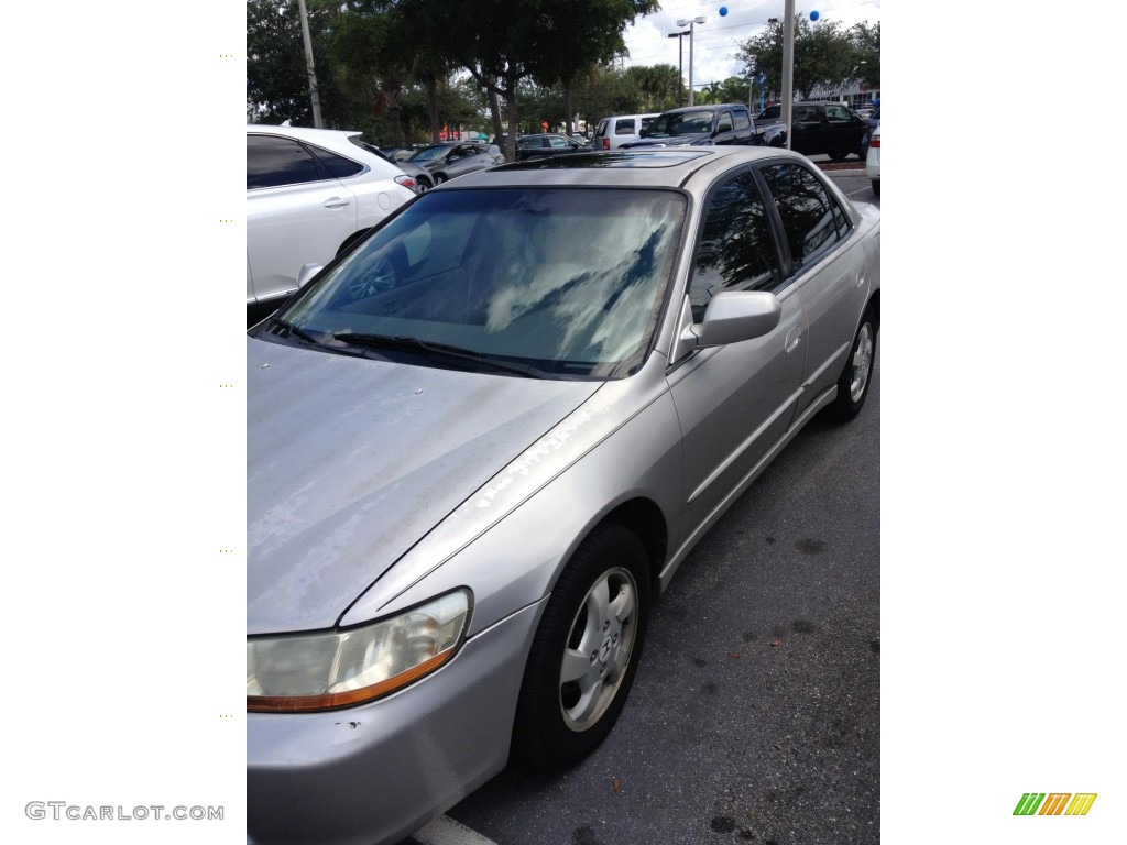 1999 Accord EX Sedan - Satin Silver Metallic / Ivory photo #2