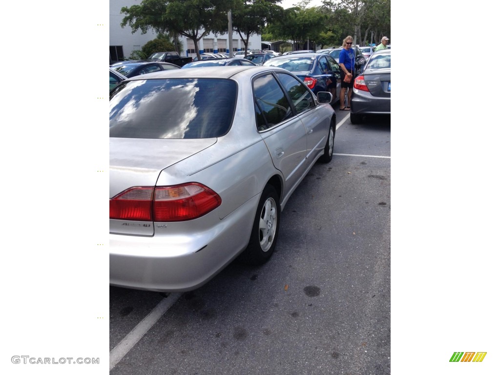 1999 Accord EX Sedan - Satin Silver Metallic / Ivory photo #5
