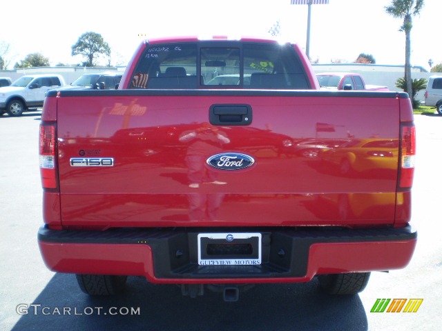 2006 F150 FX4 SuperCab 4x4 - Bright Red / Black photo #6