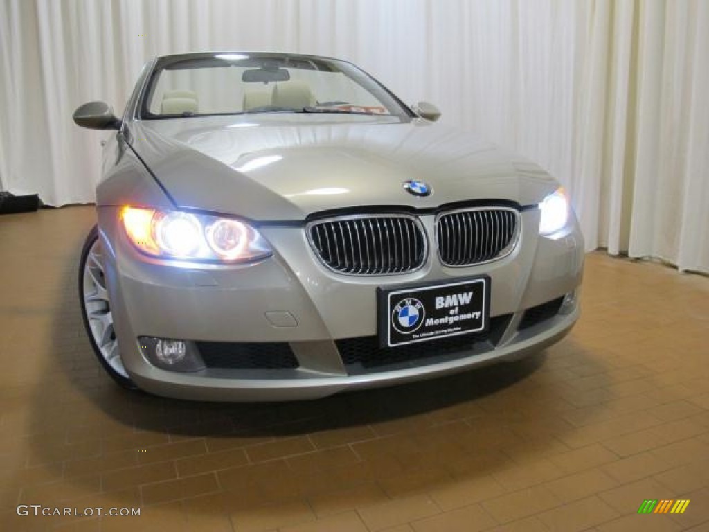 2007 3 Series 328i Convertible - Platinum Bronze Metallic / Cream Beige photo #3
