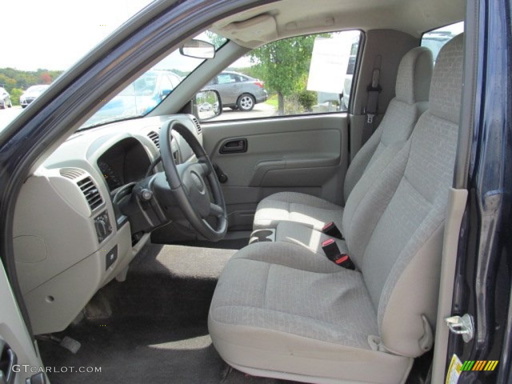 Medium Pewter Interior 2007 Chevrolet Colorado LS Regular Cab 4x4 Photo #71315814