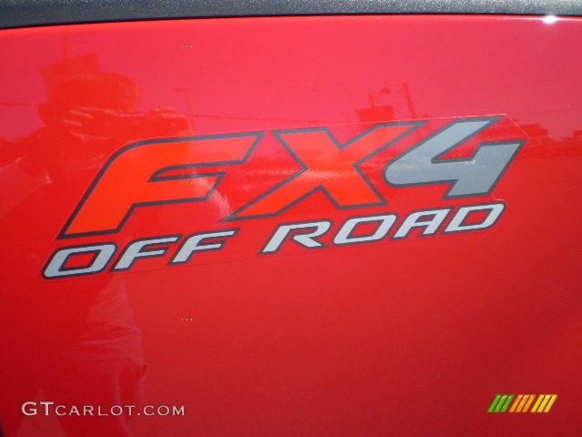 2006 F150 FX4 SuperCab 4x4 - Bright Red / Black photo #12