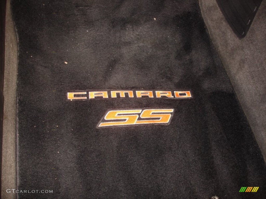 2010 Camaro SS SLP Supercharged Coupe - Black / Black/Inferno Orange photo #19